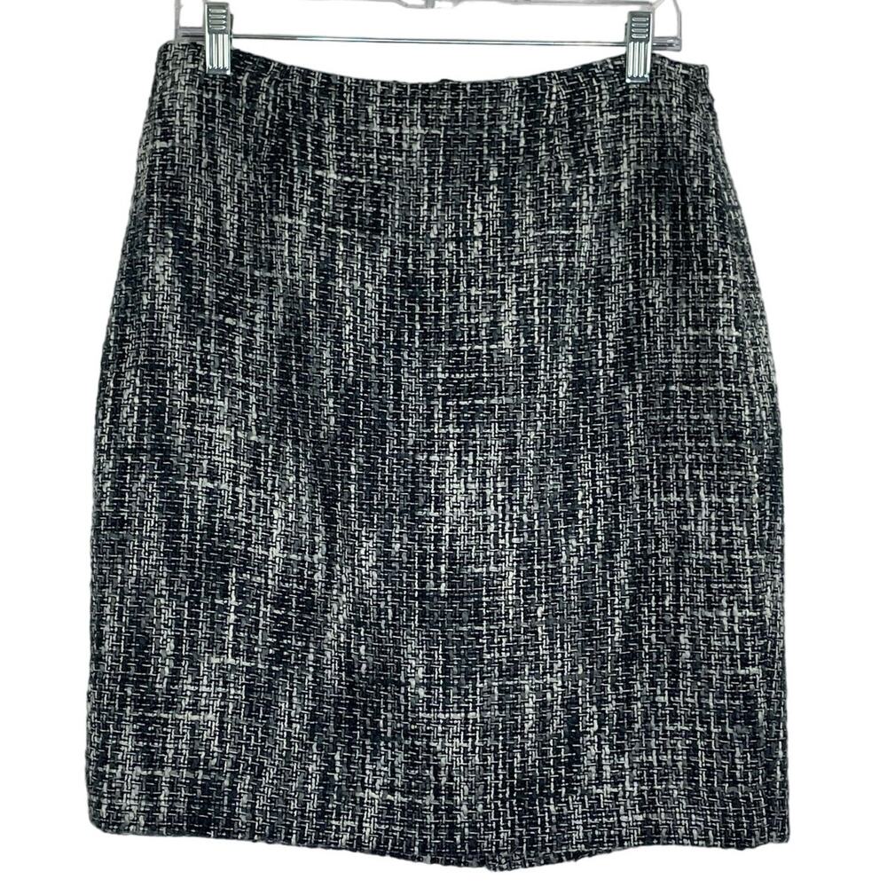 346 Brooks Brothers Petite boucle tweed skirt office career women's size 10P